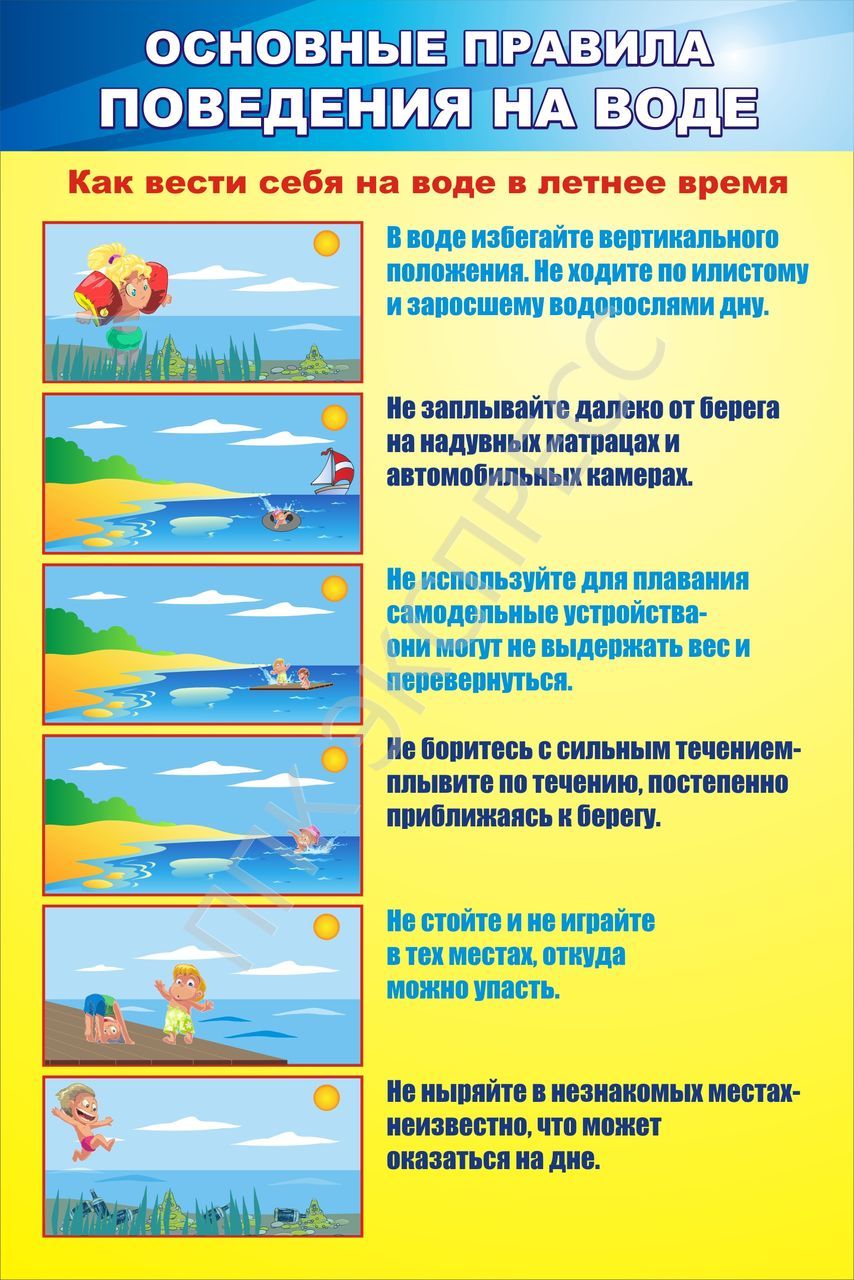 Правила поведения на воде